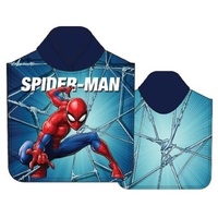 Kk Spiderman Kinder Hoody Towel aus Baumwolle Badeponcho mit