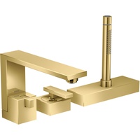 Hansgrohe Axor Edge 3-Loch Einhebel-Wannenrandmischer, 46430990, Farbe: polished Gold