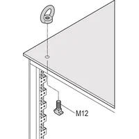 Schroff 23130072 19 Zoll Netzwerkschrank-Befestigungsmaterial
