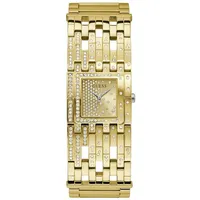 GUESS Damen Armbanduhr WATERFALL gold 22 mm GW0441L2