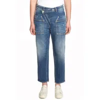 LE TEMPS DES CERISES Cosy Pocket Jeans 7/8 Destroy