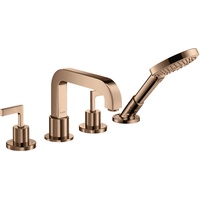 Hansgrohe Axor Citterio 4-Loch Fliesenrandarmatur mit Hebelgriff