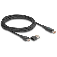 DeLock USB 2.0 USB-A Stecker, USB-C® Stecker, USB-C® Stecker