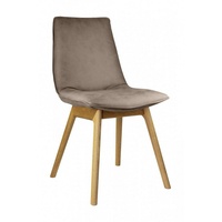 Andas Esszimmerstuhl »Ramon«, (Set), 2 St., Microfaser, mit Massivholzbeinen,
