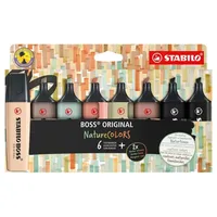 Stabilo BOSS ORIGINAL NatureCOLORS 8er Pack - beige, warmgrau,