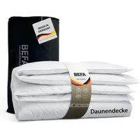 BEFA NATUR Daunendecke Sommer 200x200 cm | 60% Daunen