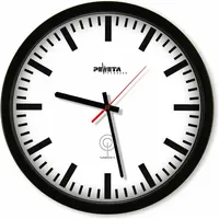 Peweta Funkwanduhr 35 cm 350 mm schwarz