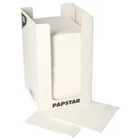 Papstar 14x 100 Servietten, 2-lagig PUNTO 1/4-Falz 20 cm