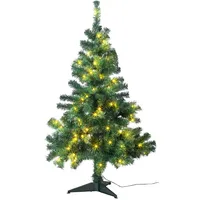 Infactory Weihnachtsbaum mit Bodenständer, 120 cm, 250 Spitzen, 100