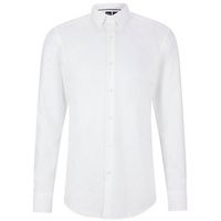 Boss Hank S Kent C1 Langarmhemd - White -