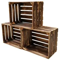 Teramico Holzkiste 50 x 40 x 30 cm 3-tlg.