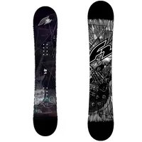 F2 Herren Snowboard Black Deck Freeride/Freestyle 157mw cm Schwarz