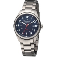 REGENT Herren Solaruhr Metallarmband 40 mm URF1538