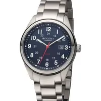 REGENT Herren Solaruhr Metallarmband 40 mm URF1538