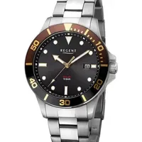 REGENT Herren Solaruhr Metallarmband 41 mm URF1545