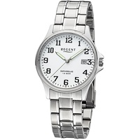 REGENT Herren Armbanduhr Analog silber URF1434