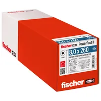 Fischer Holzschraube PowerFast II 8,0x260 ST TX TG blvz