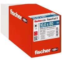 Fischer Holzschraube PowerFast II 10,0x80 TK TX TG blvz