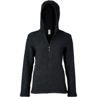 Engel Damen Fleece Jacke (Größe 3XL , schwarz)