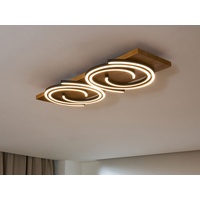 ECO-Light 9180-PL2 WO RIFIA LED-Deckenleuchte LED Deckenleuchte 2x12,5W 2250lm