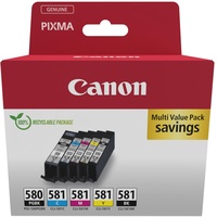 Canon Tinte PGI-580PGBK/CLI-581 Multipack (neue Version) (2078C007)