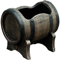 Yerd Roto Blumentopf/Blumenkübel: Fass Wine S (31cm x 31cm),