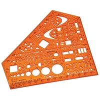 Standardgraph Winkel Stano Elektro 8191 orange-transparent 4014509010077 Standardgraph