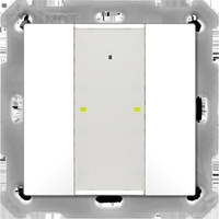 MDT Taster Plus TS 55 2-fach reinweiß glänzend, Temperatursensor,