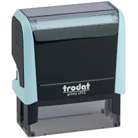 Trodat Textstempel, individualisierbar printy 4913 selbstfärbend schwarz mit Logo