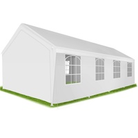 Tectake Partyzelt, Mammut 8x4m im Stecksystem, stabil und wasserdicht,