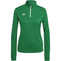 Adidas Entrada 22 Training Top Sweatshirt, Team Green/White, XXS