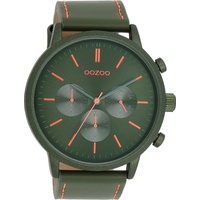 Oozoo Timepieces Herren Armbanduhr Leder grün UOC11206