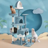 Yaheetech Kratzbaum Ozean-Stil 93 x 55 x 184 cm