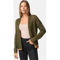 Pm selected Damen Auffallende Strickjacke Cardigan in Kontrastfarben in