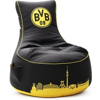 Sitting Point Sitzsack Swing BVB VIP 300 l Schwarz