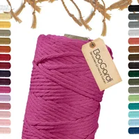 BooGardi Makramee Garn · Magenta 5mm x 100m ·