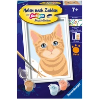 Ravensburger Malen nach Zahlen Niedliche Katze 1 St. mehrfarbig