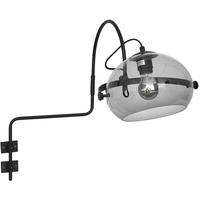 Steinhauer Wandlampe Wandleuchte Schlafzimmerleuchte verstellbar Leselampe Glas rauch