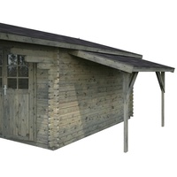 Palmako Schleppdach, Fichtenholz, grau