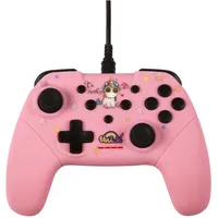 KONIX Unik Wired Controller Controller Rosa Nintendo Switch