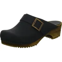 Sanita Wood-Urban Open Clog Schwarz 37