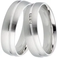 DOOSTI Trauring Schmuck Geschenk Silber 925 Trauring Ehering Partnerring