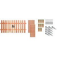 Tetzner & Jentzsch Lattenzaun Austin 6, (Set), 8 Elemente,