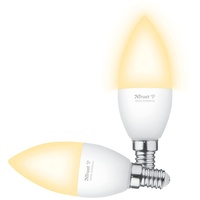 Trust E14 Smart Lampe, Dimmbar LED Birne, Leuchtmittel für