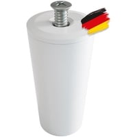 BAUHELD Rollladenstopper 40mm Weiß Offen 8 Stück