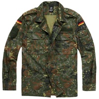 Brandit Textil Bw Field Langarmhemd Flecktarn M