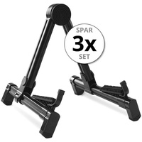 Rocktile GSF-2020B Universal Gitarrenständer faltbar schwarz 3x Set