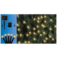 Trendline LED-Lichterkette Solar Außen 19,3 m warmweiß mit Timer