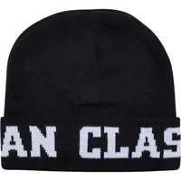 URBAN CLASSICS Unisex TB6533-Logo Jaquard Beanie-Mütze, Black, one Size