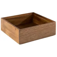 APS Holzbox WOODY, 15 x 15 cm, Höhe 5,5